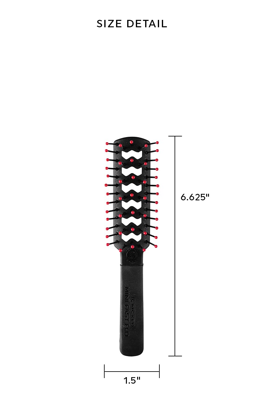 Cricket Mini Fast Flo Vent Hair Brush side view