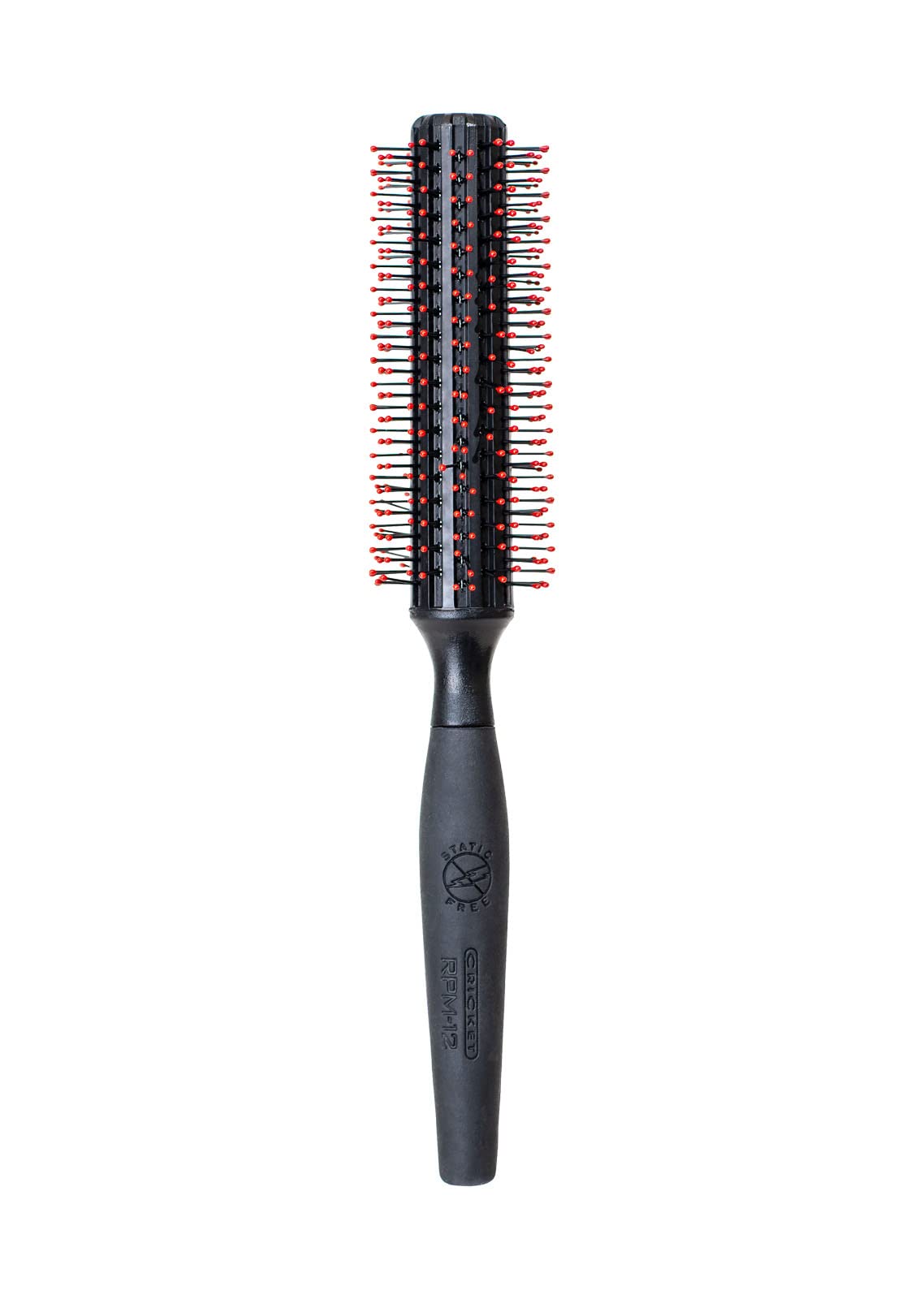 Cricket Static Free RPM 12 Row Round Hair Brush front view