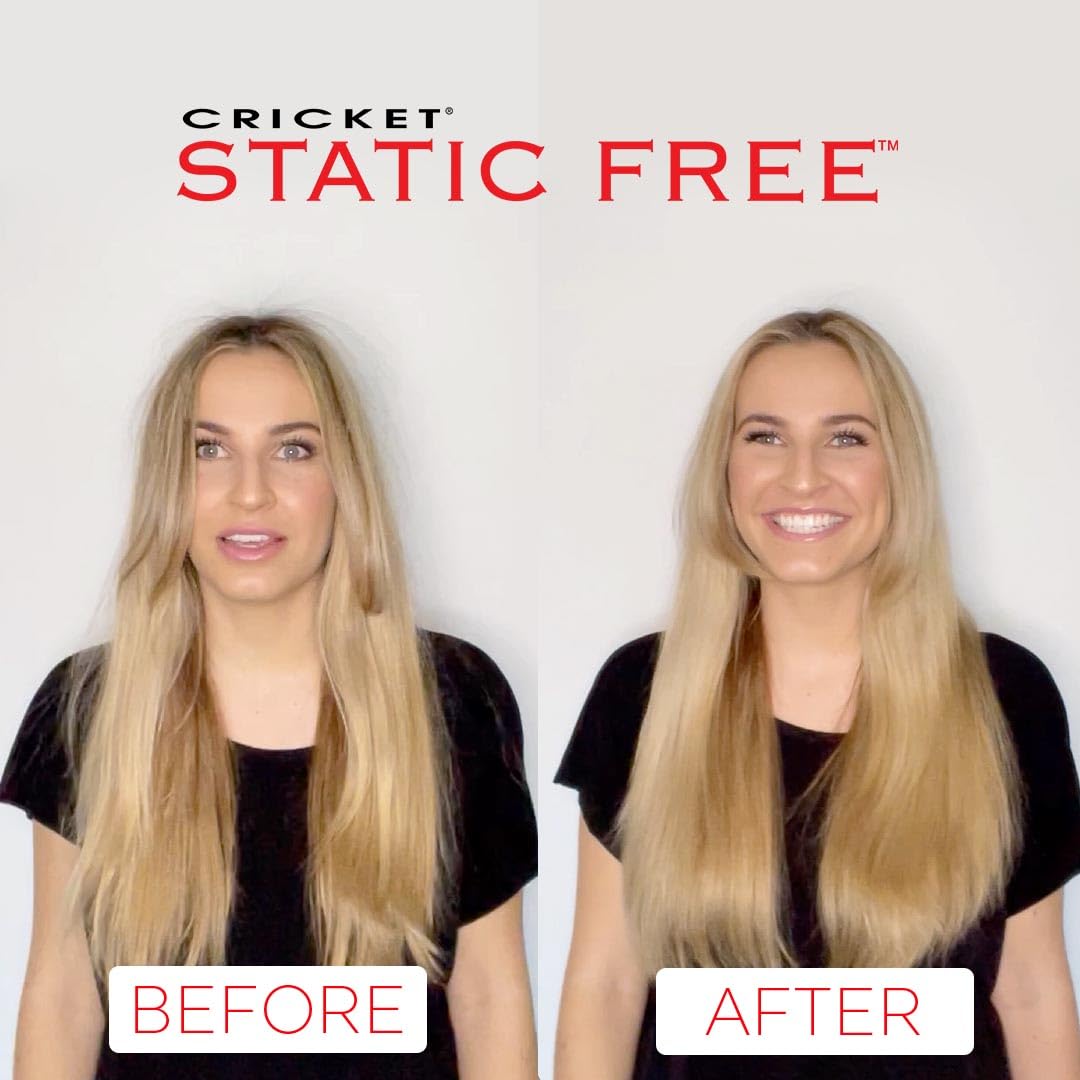 Cricket Static Free RPM 12 Row Round Hair Brush side view