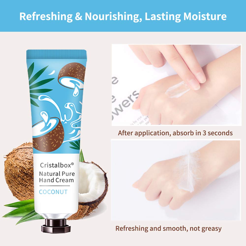CRISTALBOX hand lotion tubes in travel-friendly size
