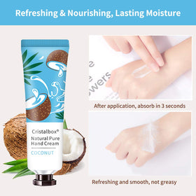 CRISTALBOX hand lotion tubes in travel-friendly size
