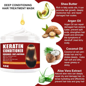 CRISTALBOX Keratin Hair Mask 250g packaging side view