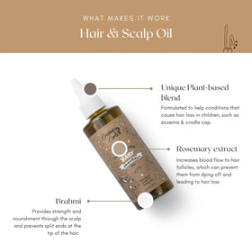 Cristina's Curls lightweight scalp oil bottle with label