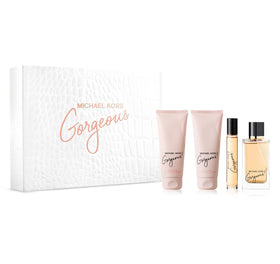 Croc-embossed keepsake box of Michael Kors Gorgeous Perfume Gift Set