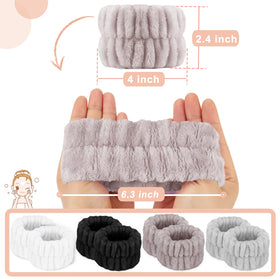 Crosize Microfiber Spa Wristbands showing absorbent texture