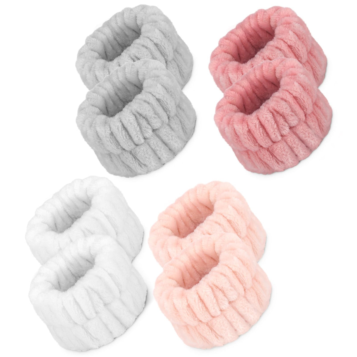 Crosize Microfiber Wrist Bands set in four colours