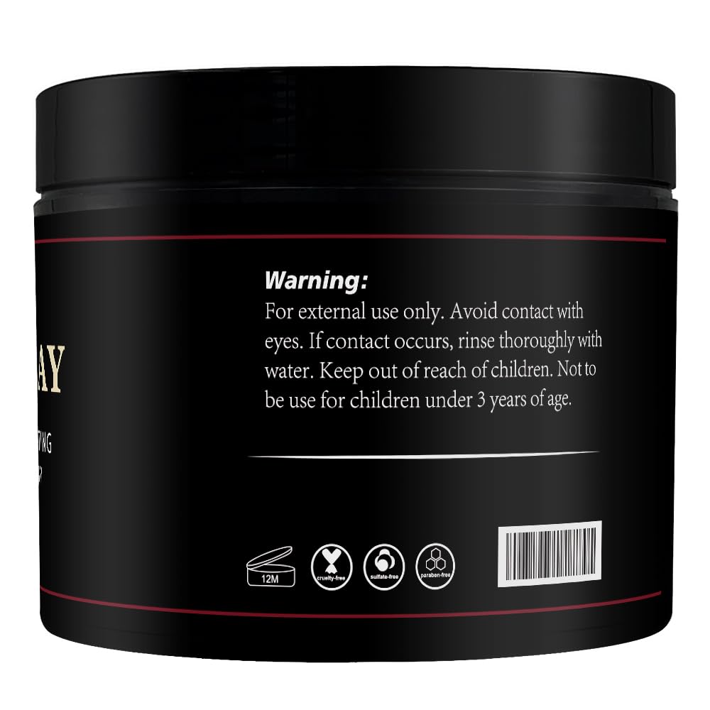 Crownnaturally Men's Hair Styling Clay 3.53 oz on a bathroom shelf