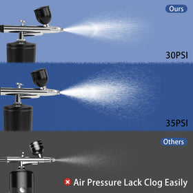crpen Airbrush Kit USB charging cable and battery