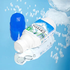 Crystal Essence Mineral Deodorant Roll-On close-up of roll-on tip