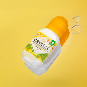 Crystal Essence Mineral Deodorant Roll-On packaging