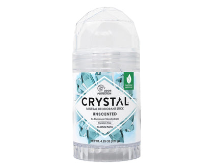 Crystal Essence Unscented Mineral Deodorant Stick front view