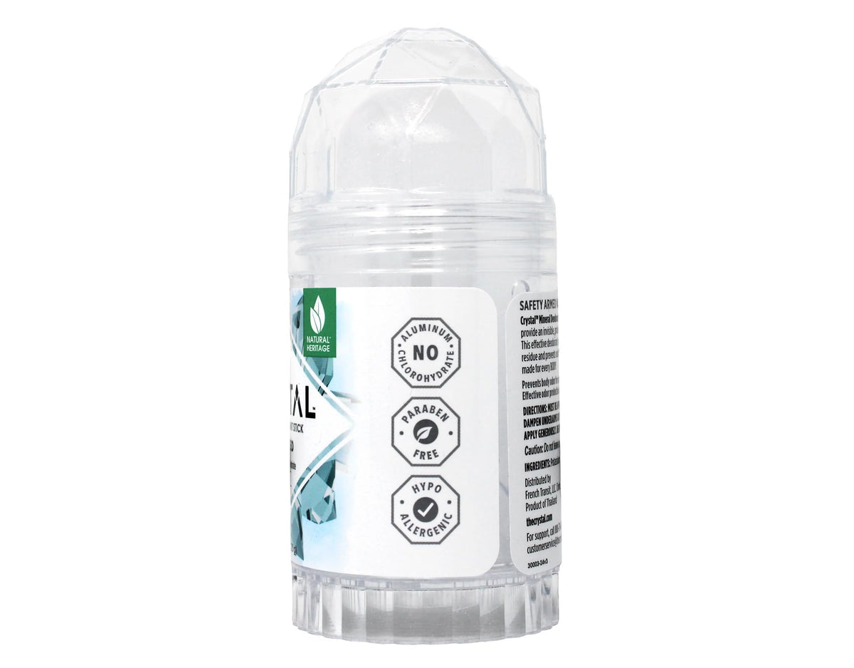 Crystal Essence Unscented Mineral Deodorant Stick packaging