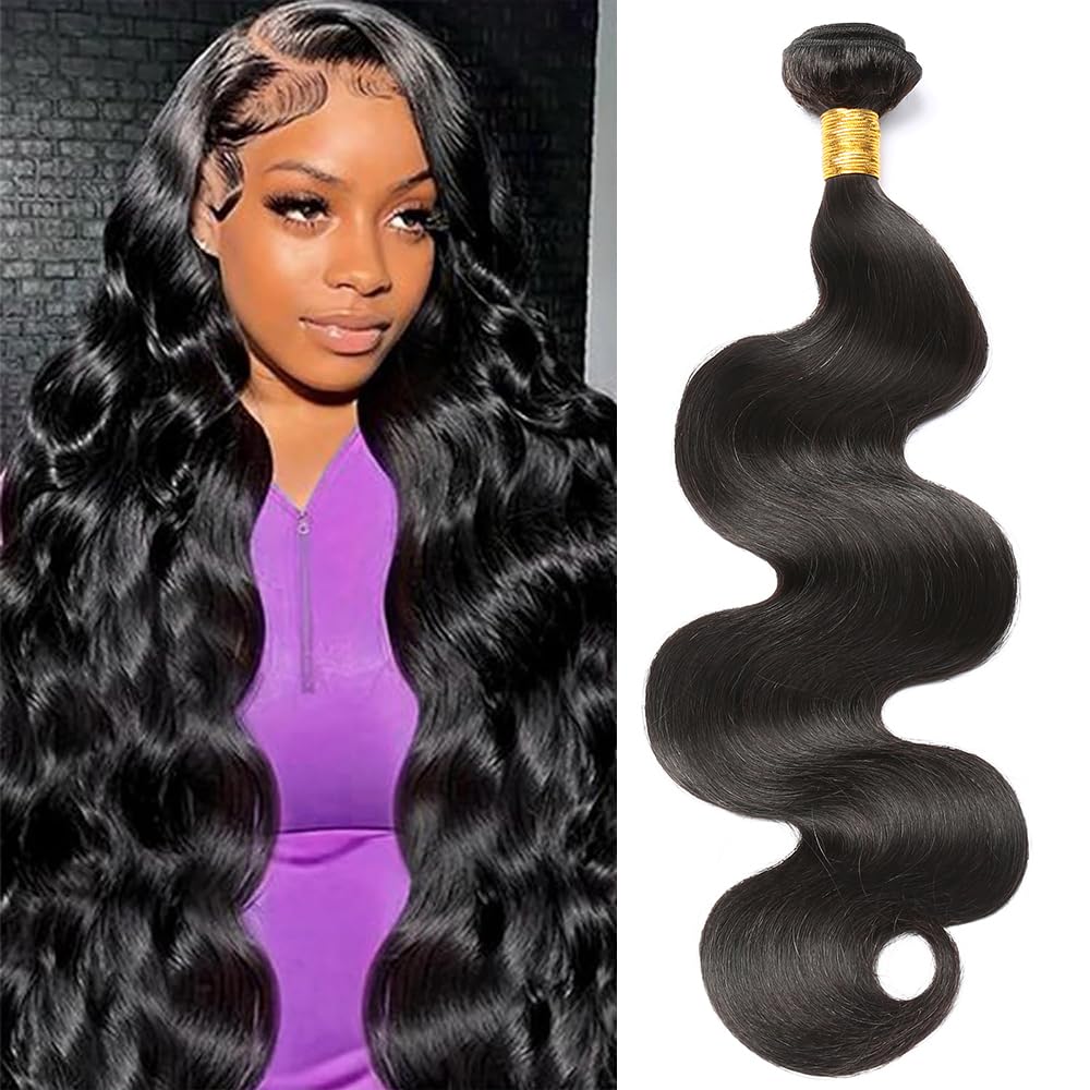 CSCHS Body Wave 34 Inch Human Hair Bundle front view