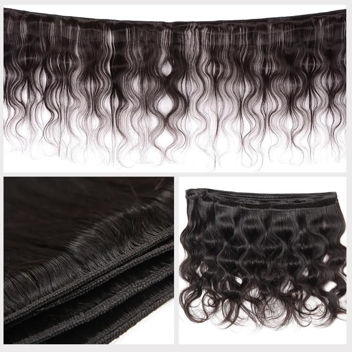 CSCHS Body Wave Bundles styled in a wig