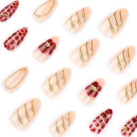 CTTHNBD Almond Press on Nails package showing 24 pieces