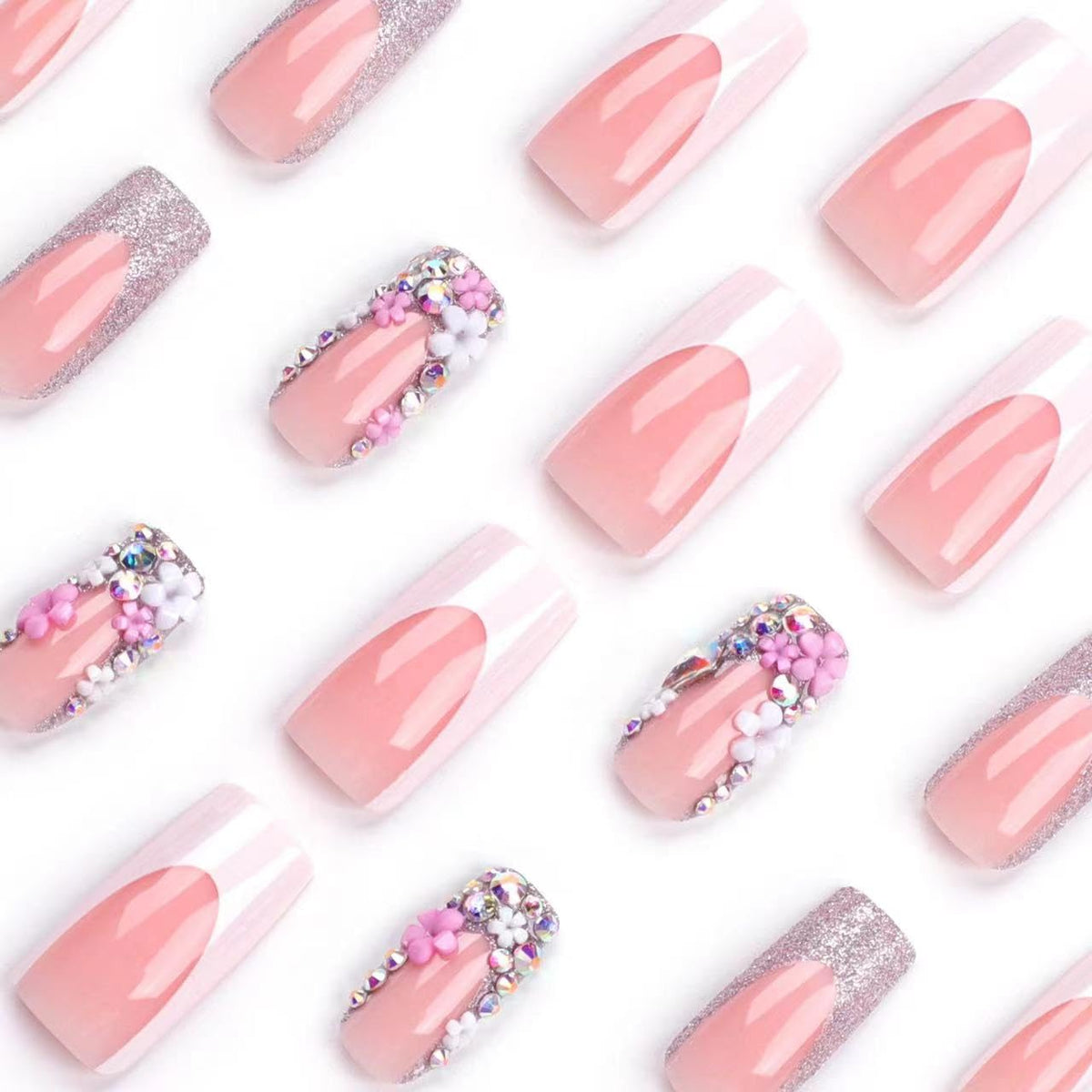 CTTHNBD Medium Press on Nails packaging with 24 pieces