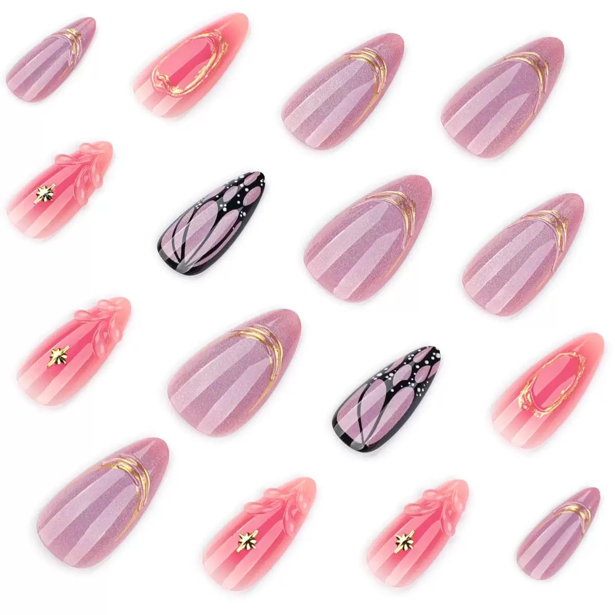 CTTHNBD nail file and jelly glue stickers included