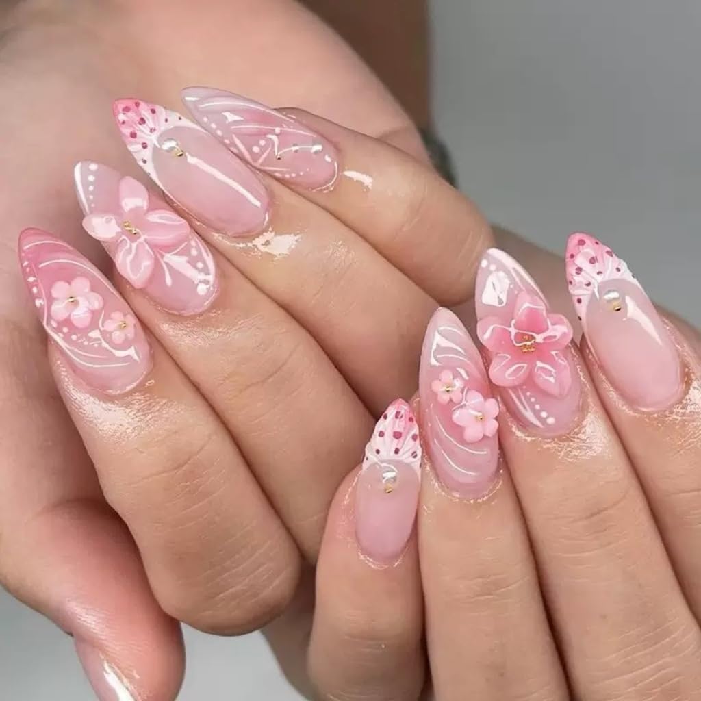 CTTHNBD package including 24 press on nails and nail file