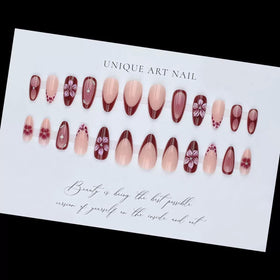 CTTHNBD Press on Nails Almond in packaging with 24 pieces