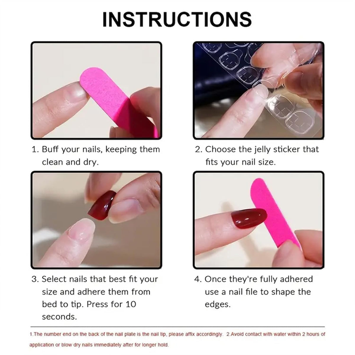 CTTHNBD press on nails with various lengths and designs