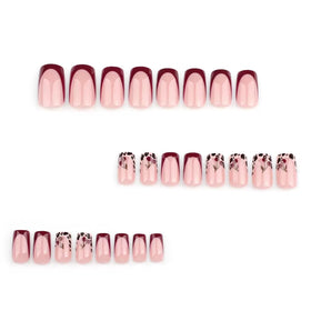 CTTHNBD Short Press on Nails packaging with accessories