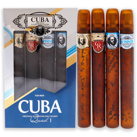 Cuba Men's Variety Gift Set front view with elegant packaging