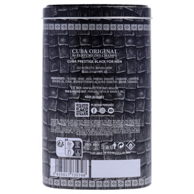 Cuba Prestige Black Men Eau de Toilette bottle with background