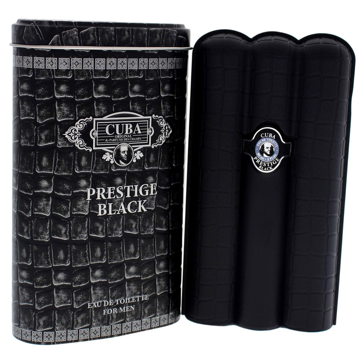 Cuba Prestige Black Men Eau de Toilette packaging