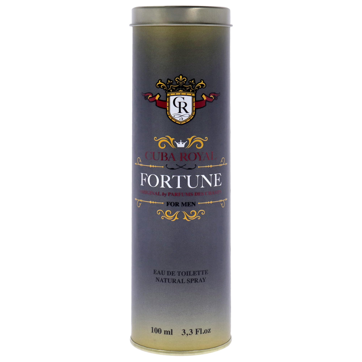 Cuba Royal Fortune Blue Eau De Toilette Spray for Men packaging