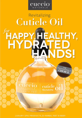 Cuccio Milk & Honey Cuticle Oil on a wooden table