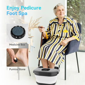 CuPiLo Foot Spa Bath Massager timer settings display