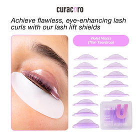 CURACORO Lash Lift Shields in a beauty salon setting