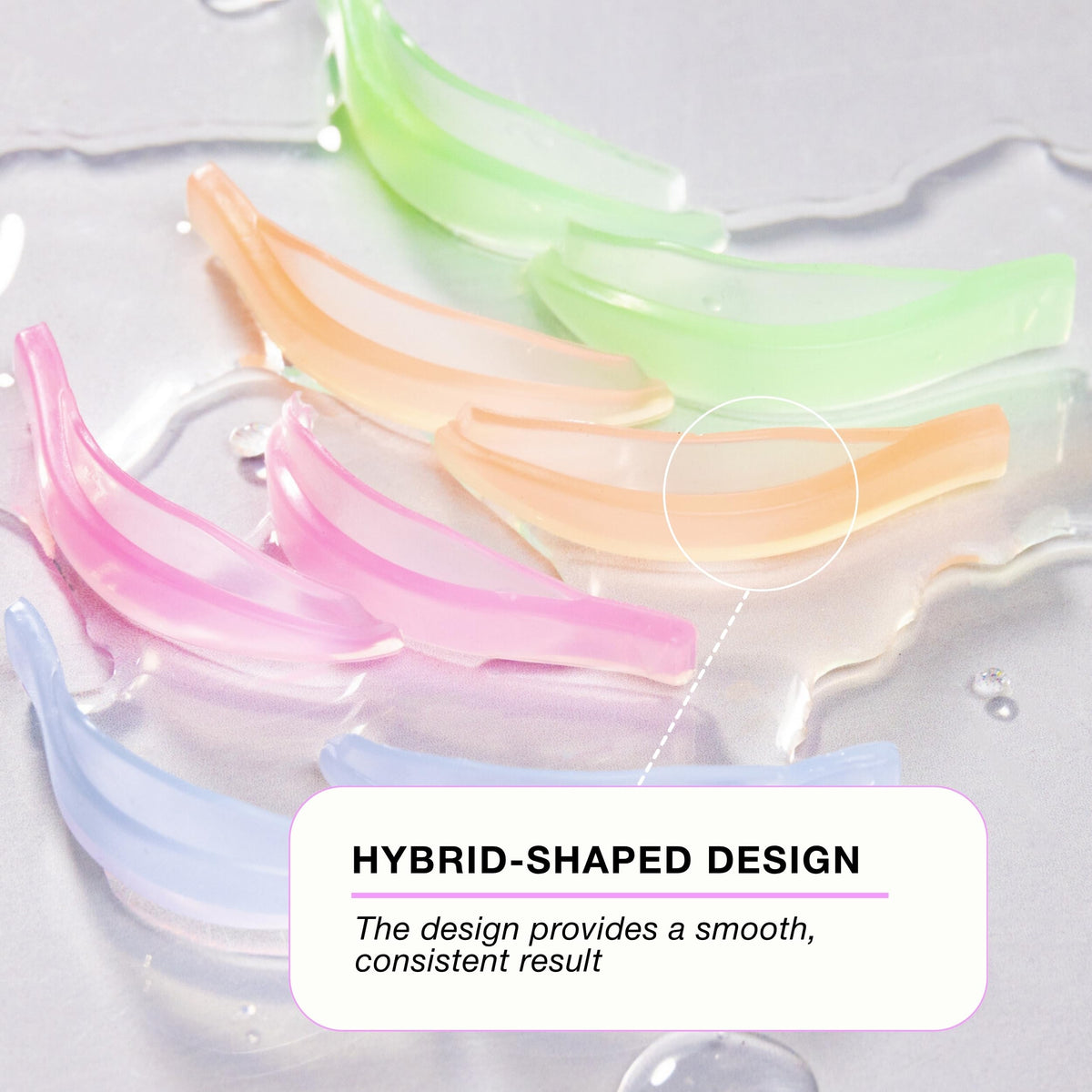 CURACORO Lash Lift Shields in packaging with clear labelling