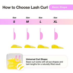 CURACORO Lash Lift Shields packaging front view