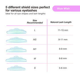 CURACORO Lash Lift Shields packaging with product details