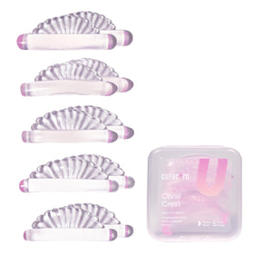 CURACORO Lash Lift Shields set with 10 silicone rods in various sizes