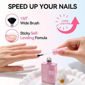 Curing Makartt Hema-Free Gel Base Coat under UV lamp
