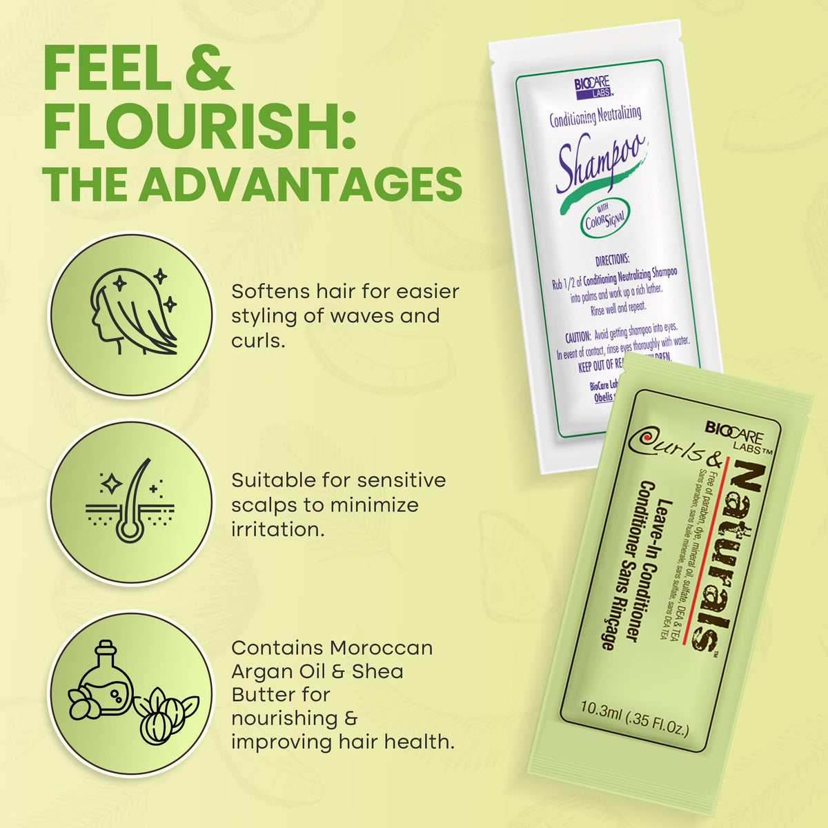 Curls & Naturals Texturizer Hair Softener kit packaging
