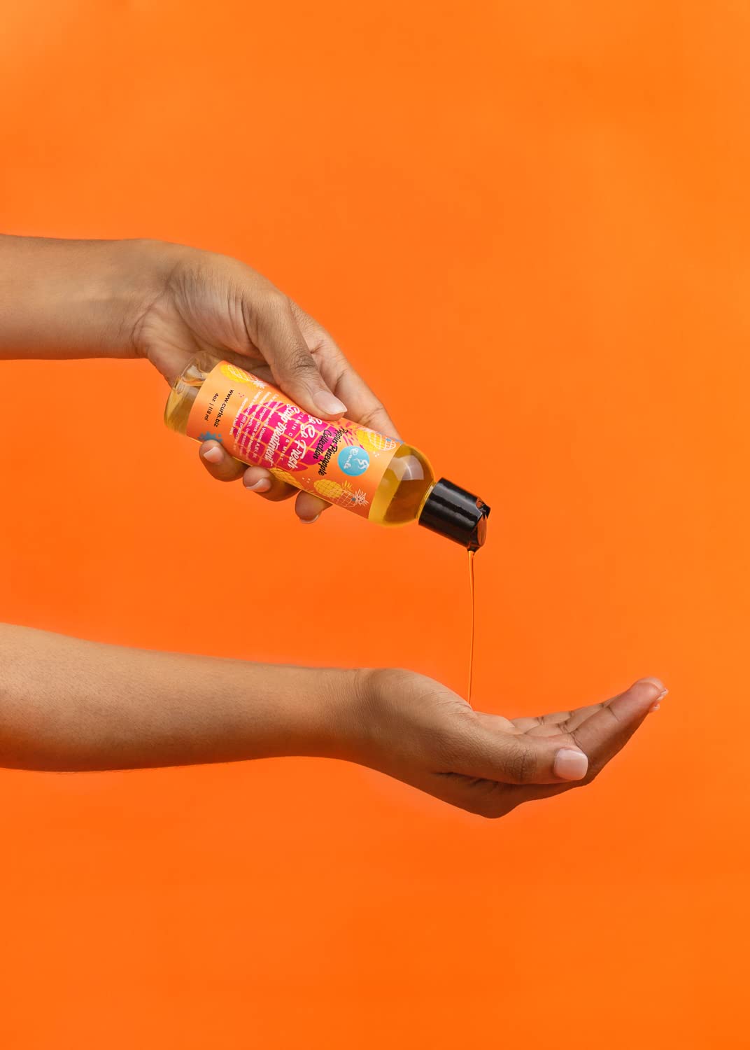 Curls Poppin Pineapple Vitamin C Scalp 4oz texture close-up