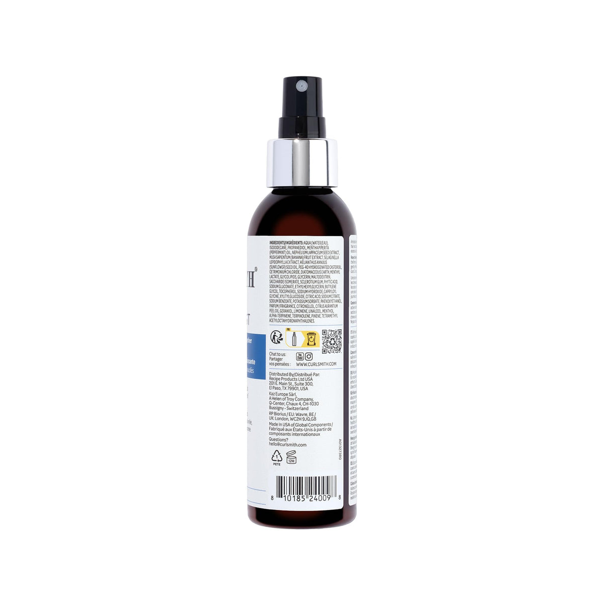 CURLSMITH CurlFit Reviving Mist 6 oz in a bathroom setting