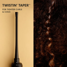 CURLSMITH Defrizzion Curl Reviving Wand temperature settings display