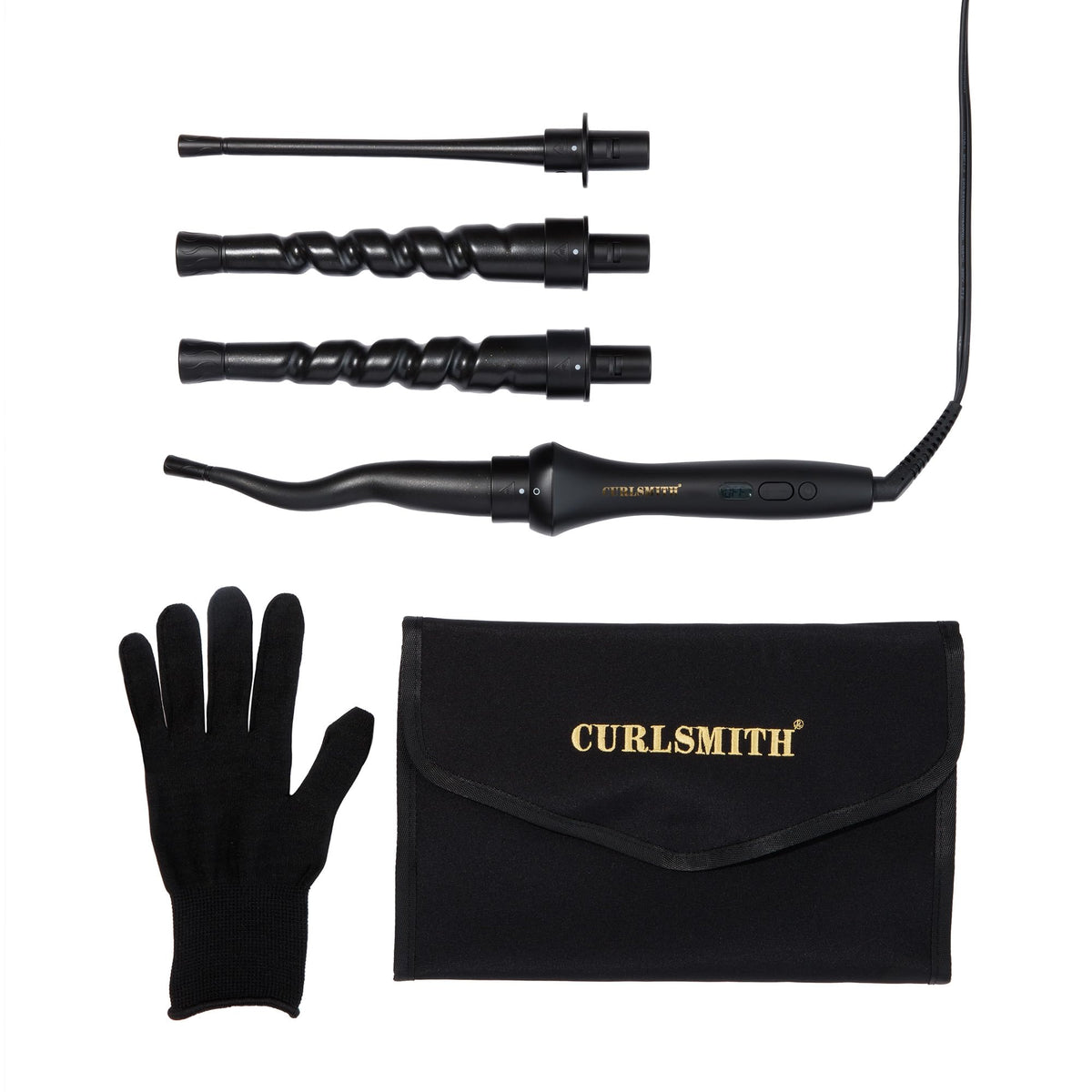 CURLSMITH Defrizzion Curl Reviving Wand with four interchangeable barrels