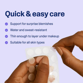 Curology gel moisturiser applied on skin