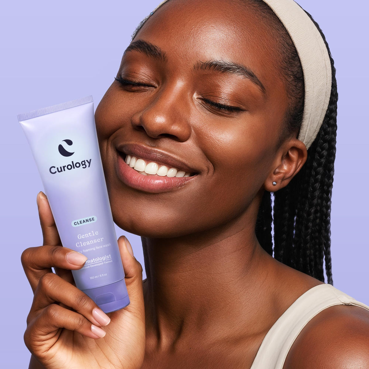 Curology Gentle Face Wash bottle side view