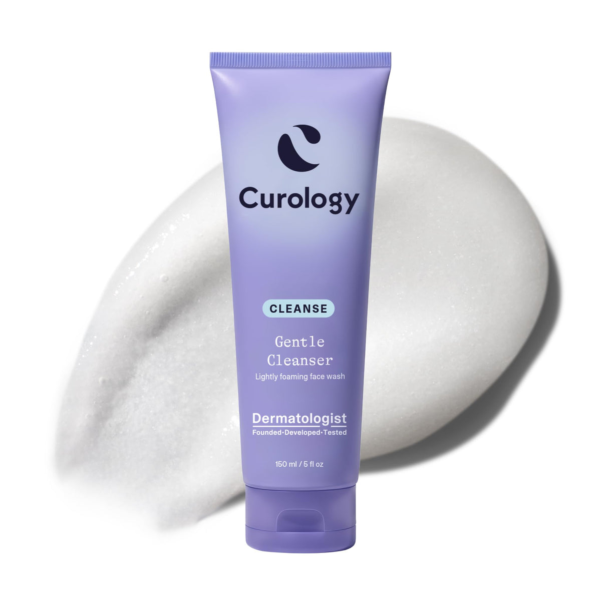 Curology Gentle Face Wash front view with packaging