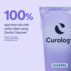 Curology Gentle Face Wash in a bathroom setting