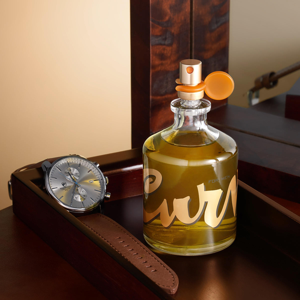 Curve for Men Cologne 2.5 fl oz on a table