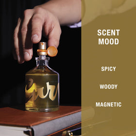 Curve for Men Cologne on a wooden table