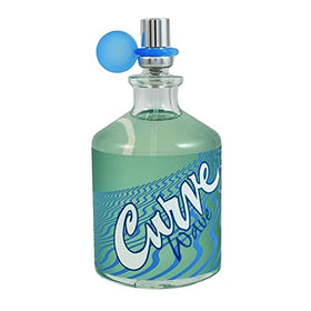 Curve Wave Cologne bottle side view