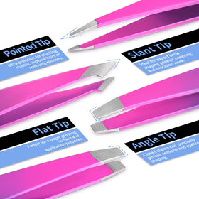 Curved scissor included in TsMADDTs Eyebrow Tweezer Set